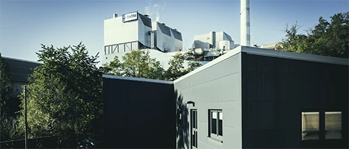 Groha Variko Industriehalle grau mit LKW und Ladebuchten